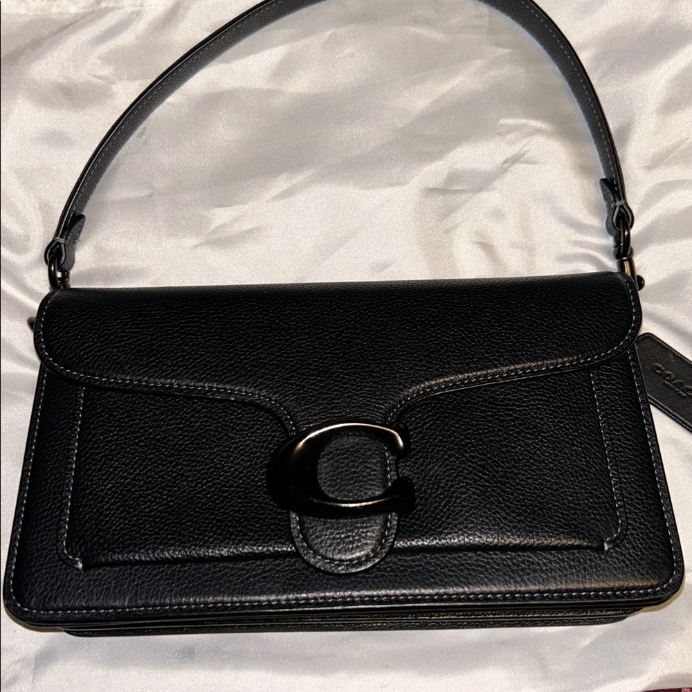 Coach Tabby 26 in Gunmetal / Black